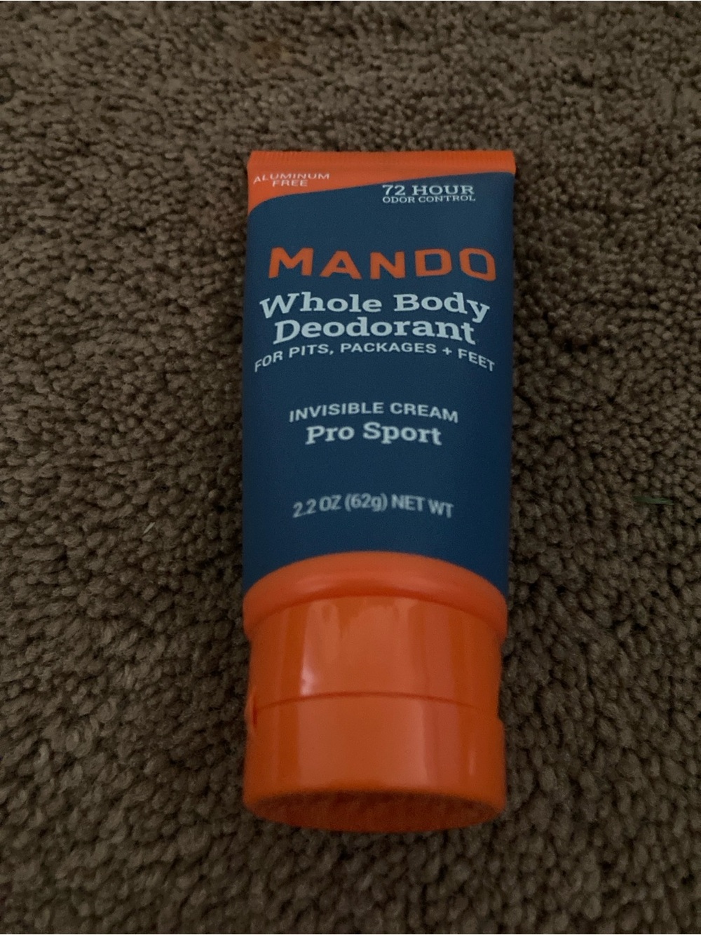 Whole Body Deodorant Invisible Cream Pro Sport - Navy & Orange